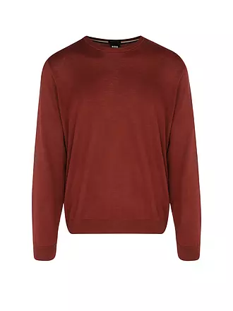 BOSS | Pullover Coupe Slim LENO-P | rot